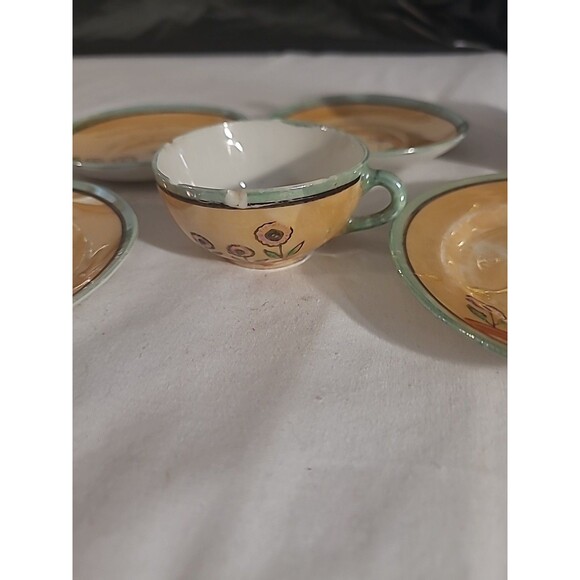 Vintage Lusterware Childs Porcelain Tea Set made in Occupied Japan - Picture 3 of 11